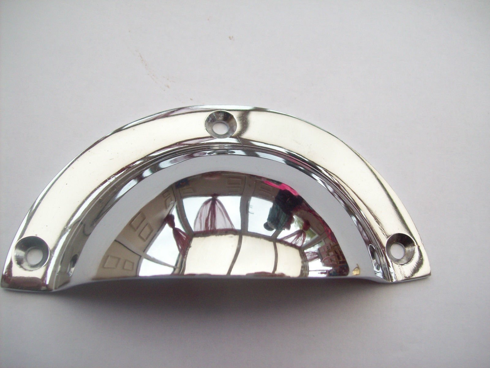 Ironmongery World 90Mm Cup Cupped Shell Drawer Cupboard Cabinet Door Pull Han...