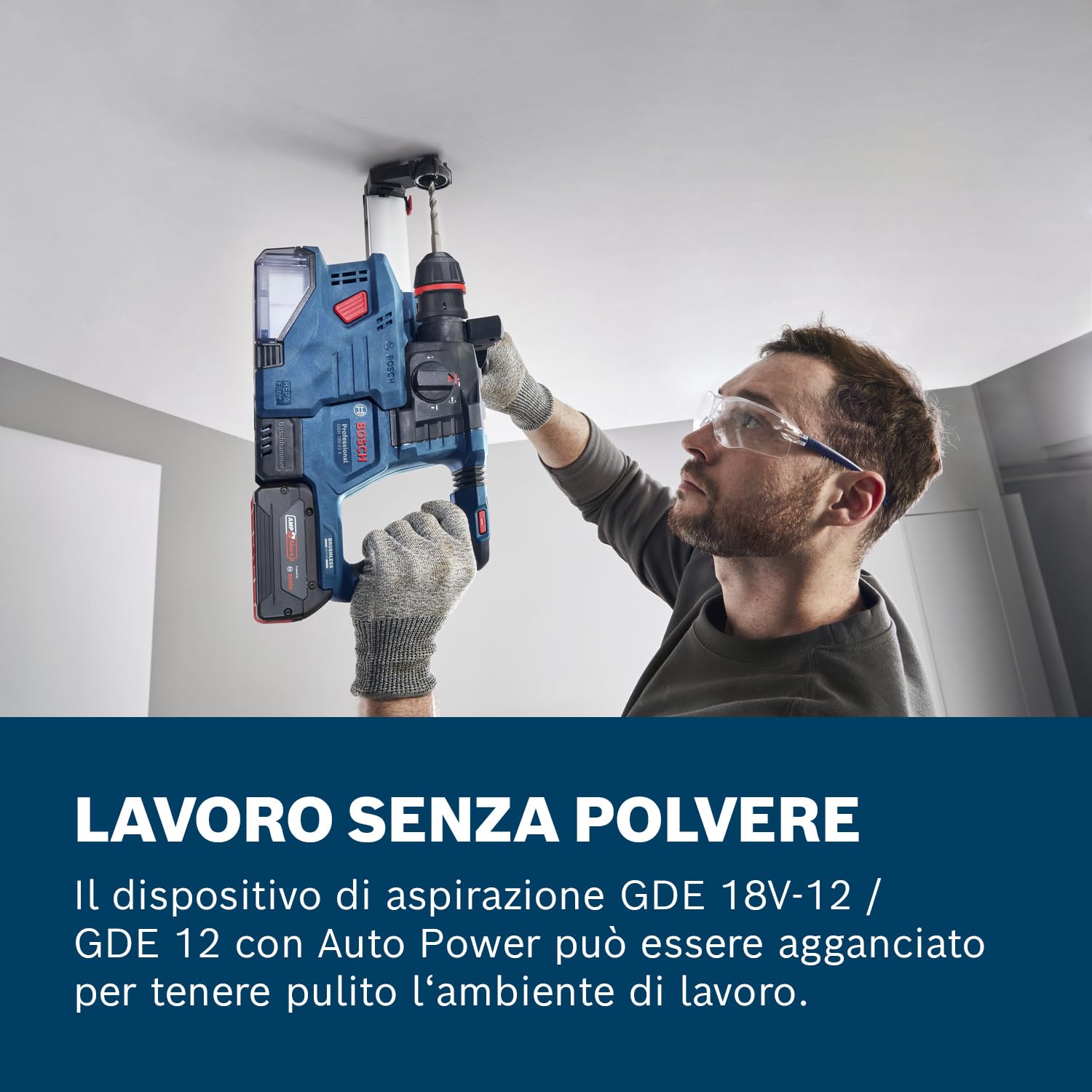 Bosch Professional 18V System Martello perforatore a batteria GBH 18V-22 X (incl. incl. L-BOXX 136)