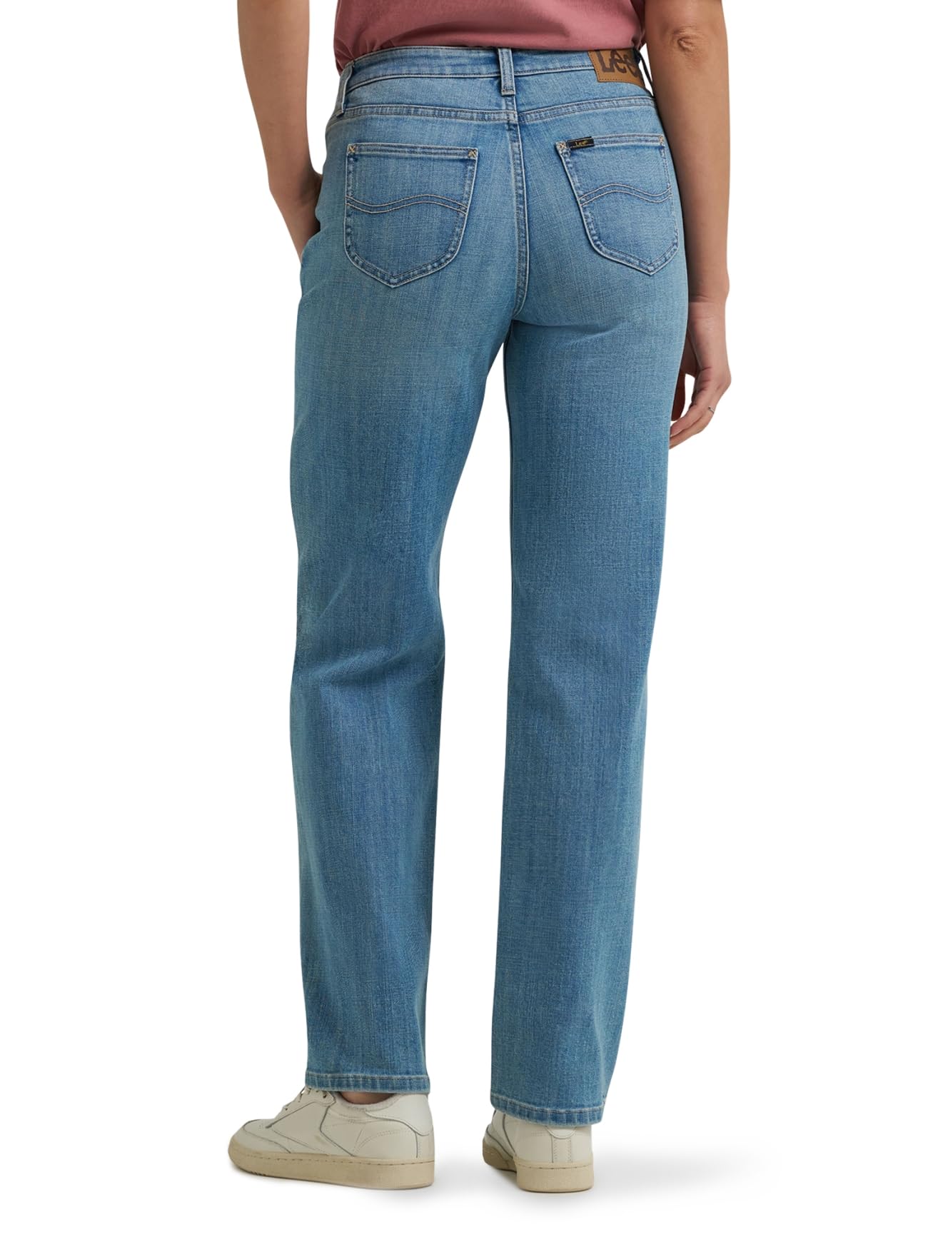 Lee Damen Legendary Relaxed Straight Jeans, Inspire Blue, 34 – Ansicht 3