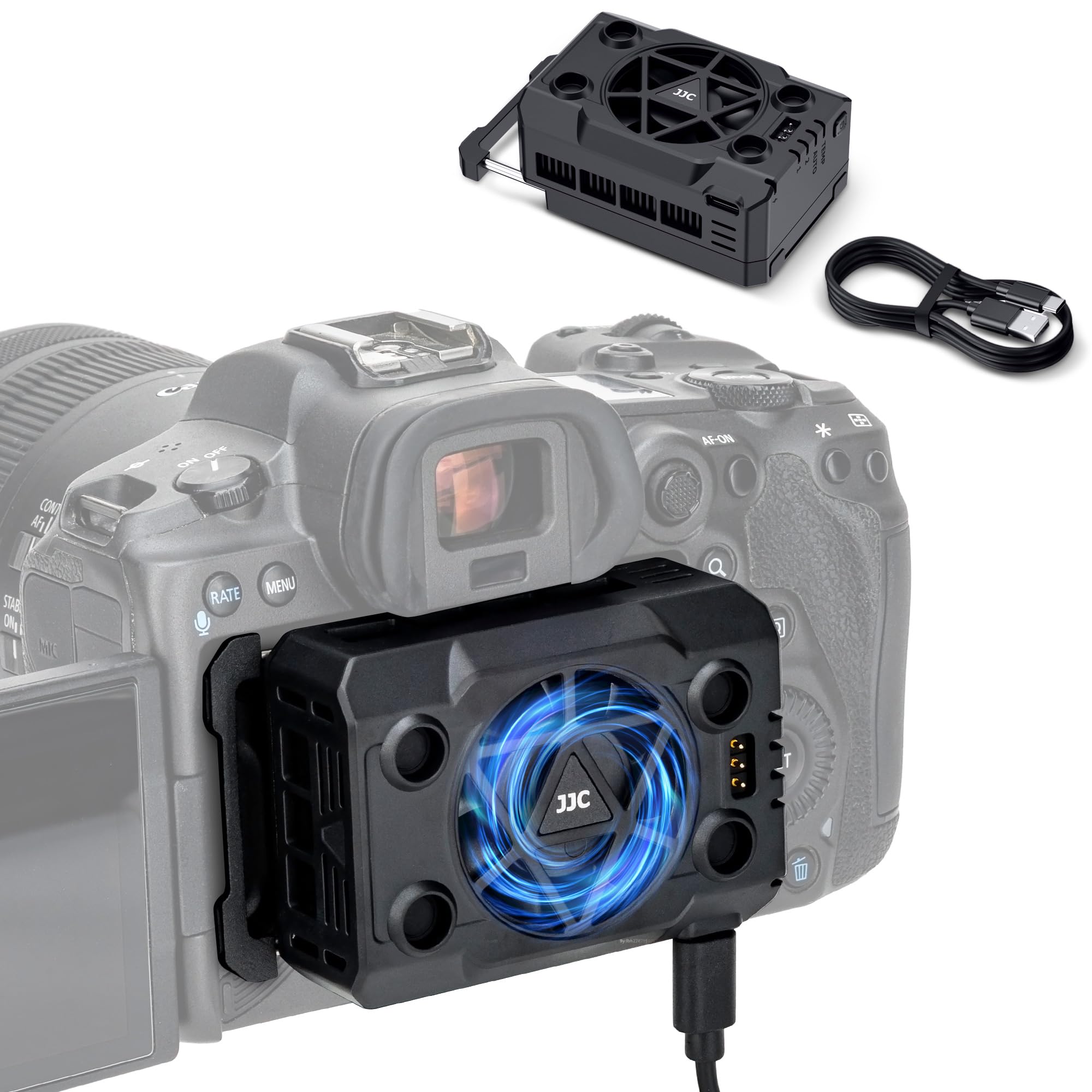 Camera Cooler Fan for R5 R6 R50 ZV-E1‌ A7IV A6700 Z8 X100V XT5‌ GFX 100S