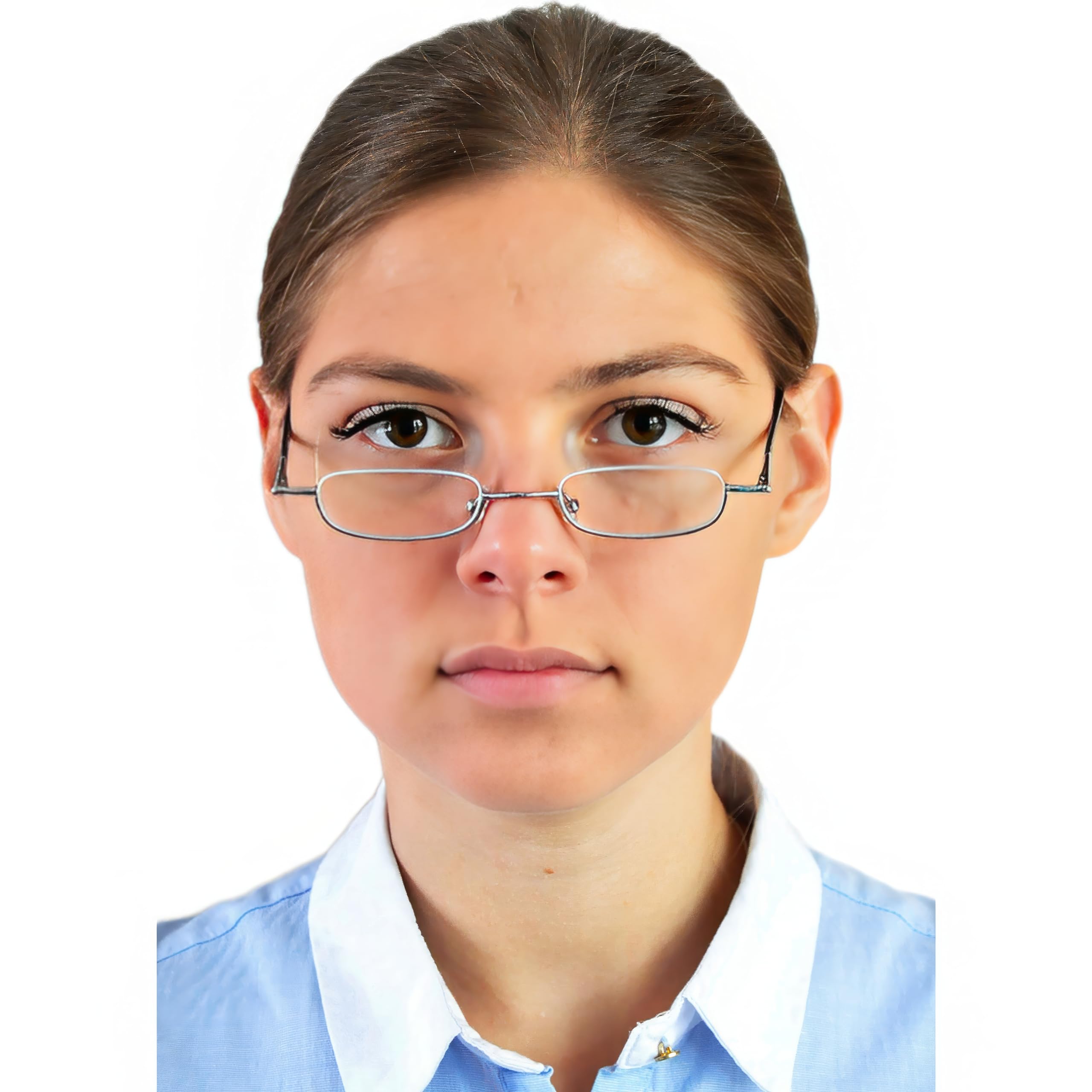 Wąskie metalowe okulary do czytania, oprawki ze stali nierdzewnej, z aluminiowym etui na okulary, pomoc w czytaniu dla kobiet i mężczyzn