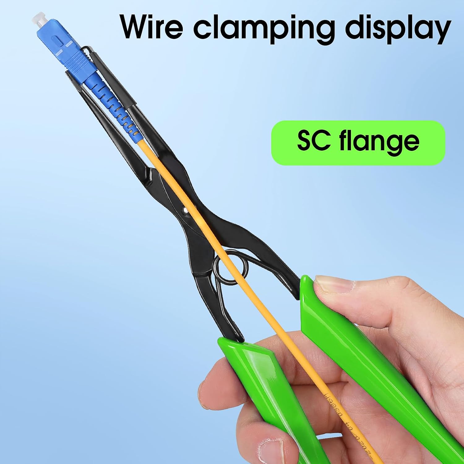 Optical Fiber Pliers - Flange Fiber Optic Connector Tool for SC and LC Connectors in High Density Patch Panels