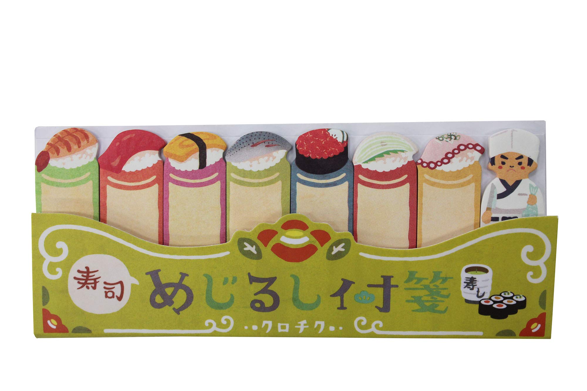 Mejirushi Sushi Pattern Sticky Notes
