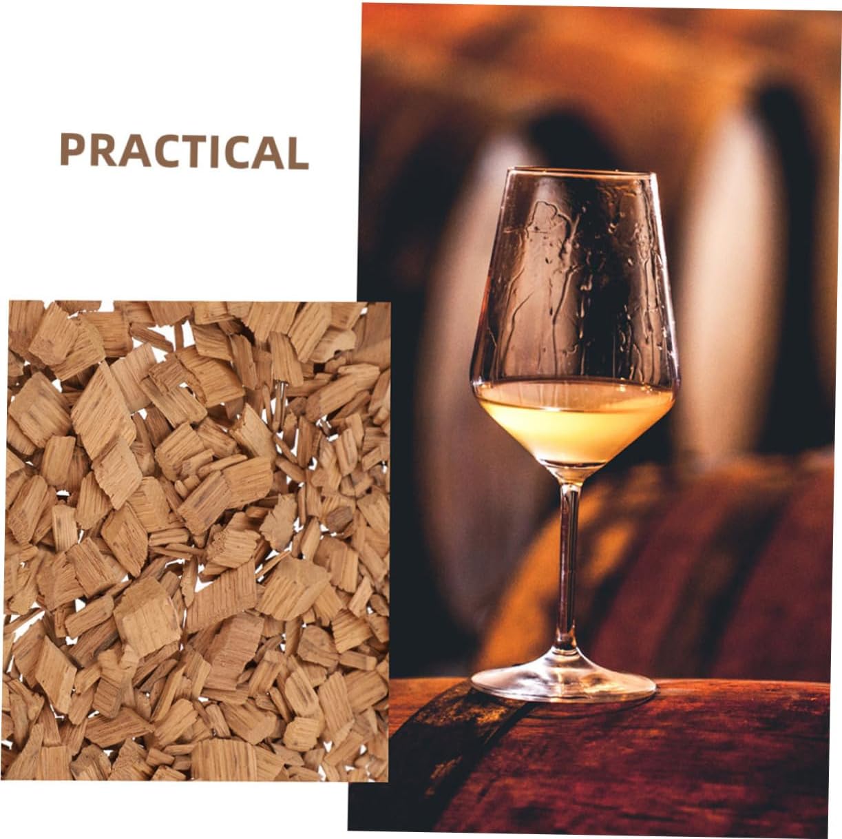 MAGICLULU French Oak Chips for Wine Making Winemaking Supplies Home Brewing Equipment Aging Wine Chips