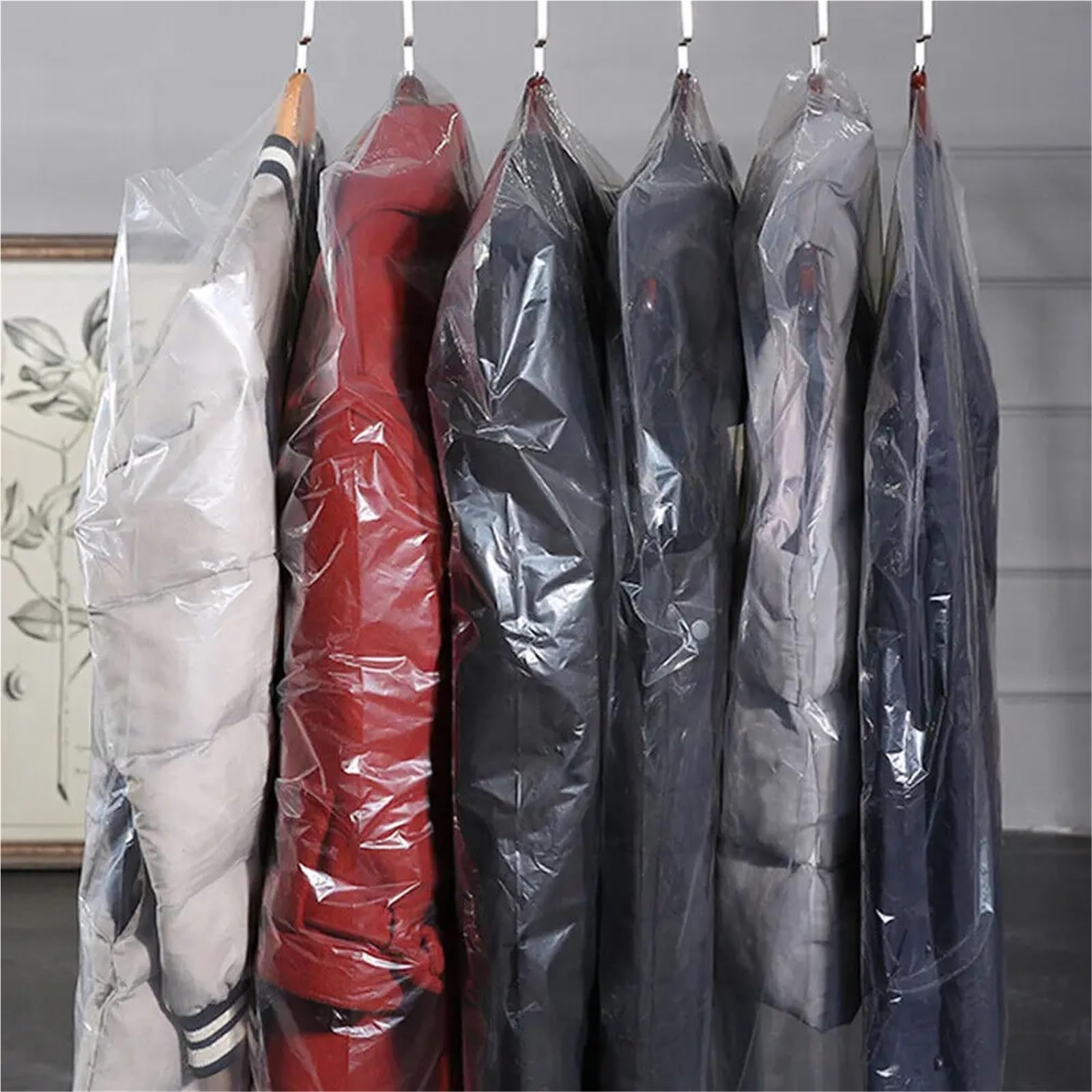 Cubierta de ropa plástico