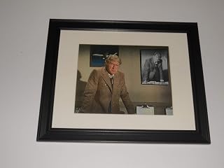 Cleveland Vinyl Framed Poster - Lloyd Bridges as McCroskey in Airplane! 1980 - 14"x17" - Black Frame with Glass Front - Professionally Matted and Mounted - Movie Theme - Part of a Series