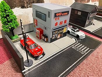 Amazon.co.jp: 1 64 焼肉屋 昭和 街並み レトロ飲食店 ジオラマ トミカ