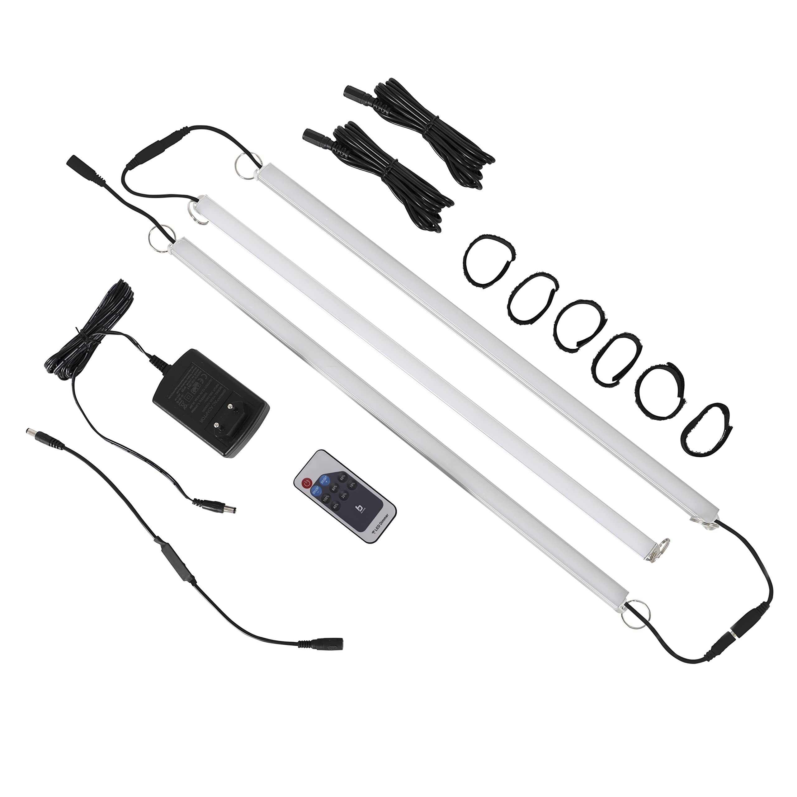 BO-CAMP BC SlimTube regulable 3pcs 22W per campeggiatori e outdoor, per comfort e praticità all’aperto