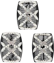 OWill Peigne Chignon 3 PCS Peigne Magique, Peigne Cheveux Femme, Double Pince Élastique Peigne Chignon, Peigne Elastique Cheveux pour Femmes, Filles, Accessoires de Cheveux, Outil de Coiffure DIY