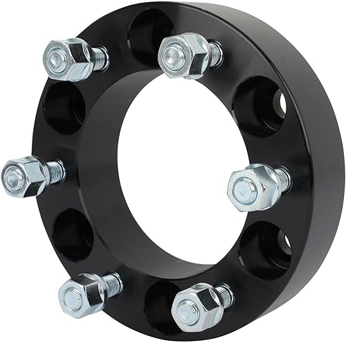 Miniatura 8 de SCITOO 4 espaciadores de rueda de 6 x 5.5 pulgadas, orificio de 1.5 pulgadas, pernos de 4.252 in, espaciadores de rueda de 6 lengüetas, sin ajuste