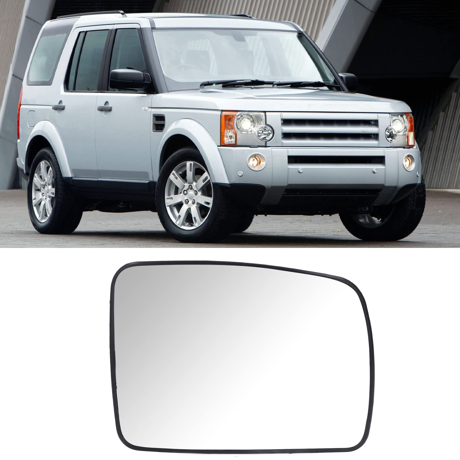 Specchietto Retrovisore Esterno Riscaldato In Vetro E ABS, Sinistro, Per Freelander 2 (2006-2009), XBJ000090 - 5
