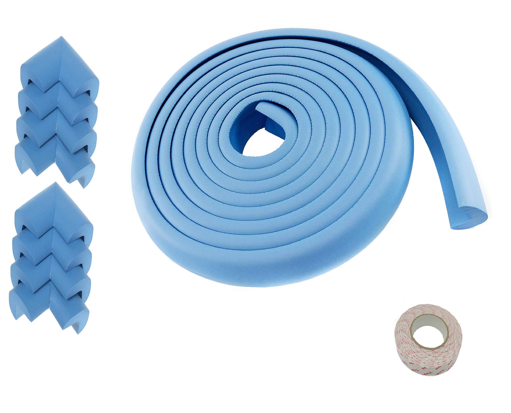TUKA 5 Mètre Rouleau en Mousse, L-Forme Protecteurs Bords de Table, Super Souple Anti Choc Mousse Bord Protecteur, Sécurité épreuvage pour Bébé Enfants, Protections de rebords, Ivoire, TKD7000 Ivory - 4