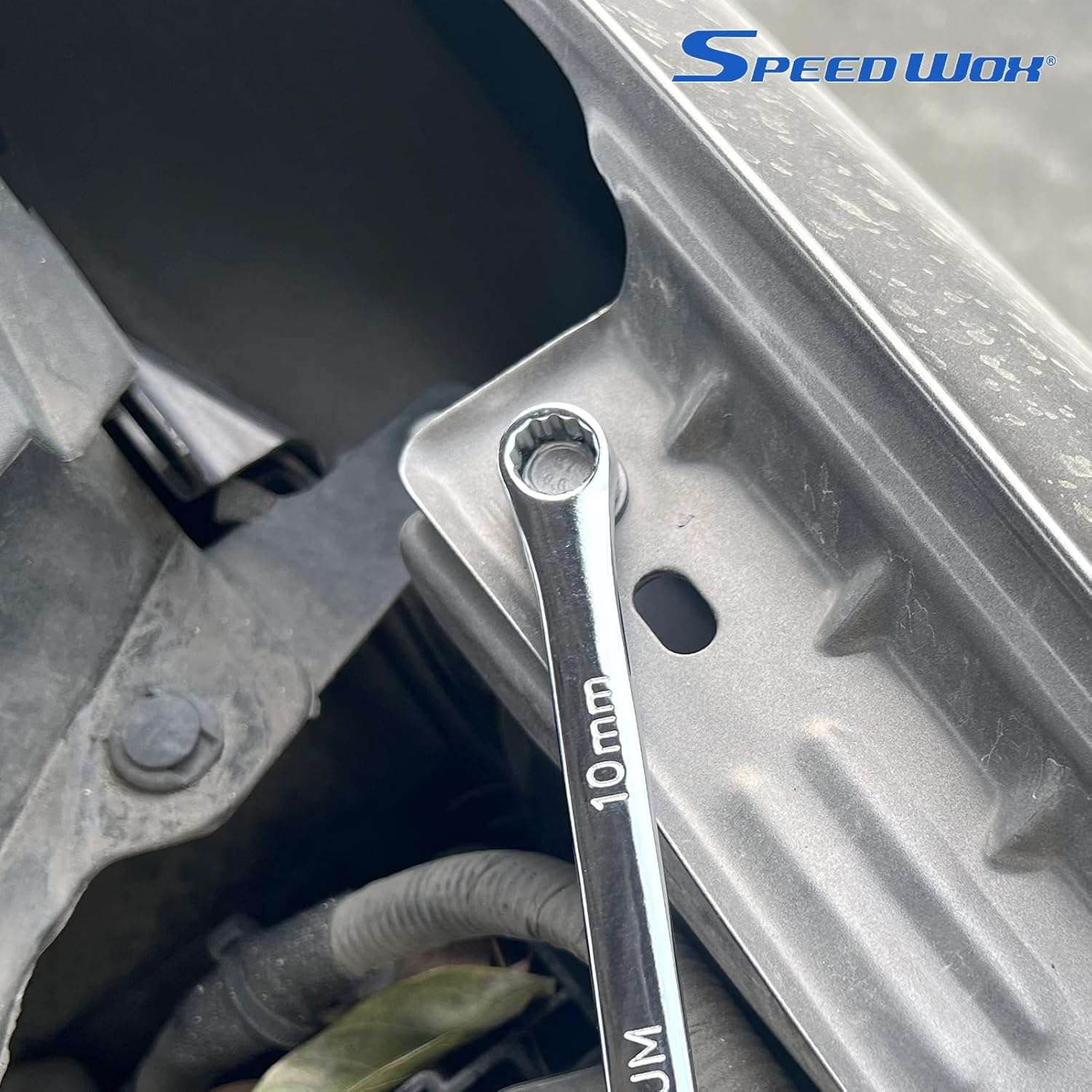 SPEEDWOX 5PCS Extra Long Double Box End Wrench Set Chrome Vanadium Steel Aviation Wrenches Mirror polished 8mm, 10mm, 12mm, 13mm, 14mm, 15mm, 16mm, 17mm, 18mm, 19mm, Organized in Rolling Pouch