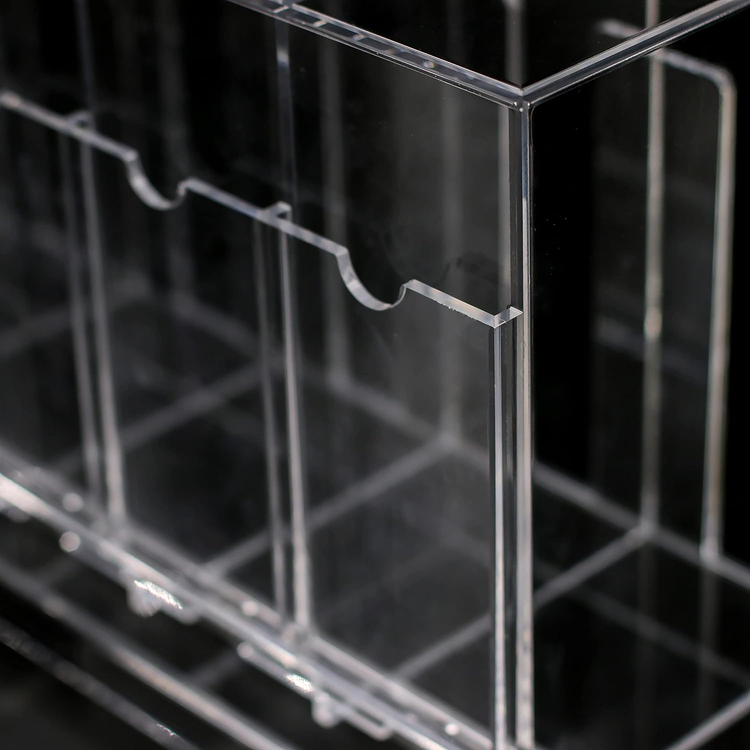 Acrylic 6 Slot Booster Pack Dispenser Compatible with Pokemon, MTG, Yugioh, Sports, Baseball, Basketball, Football