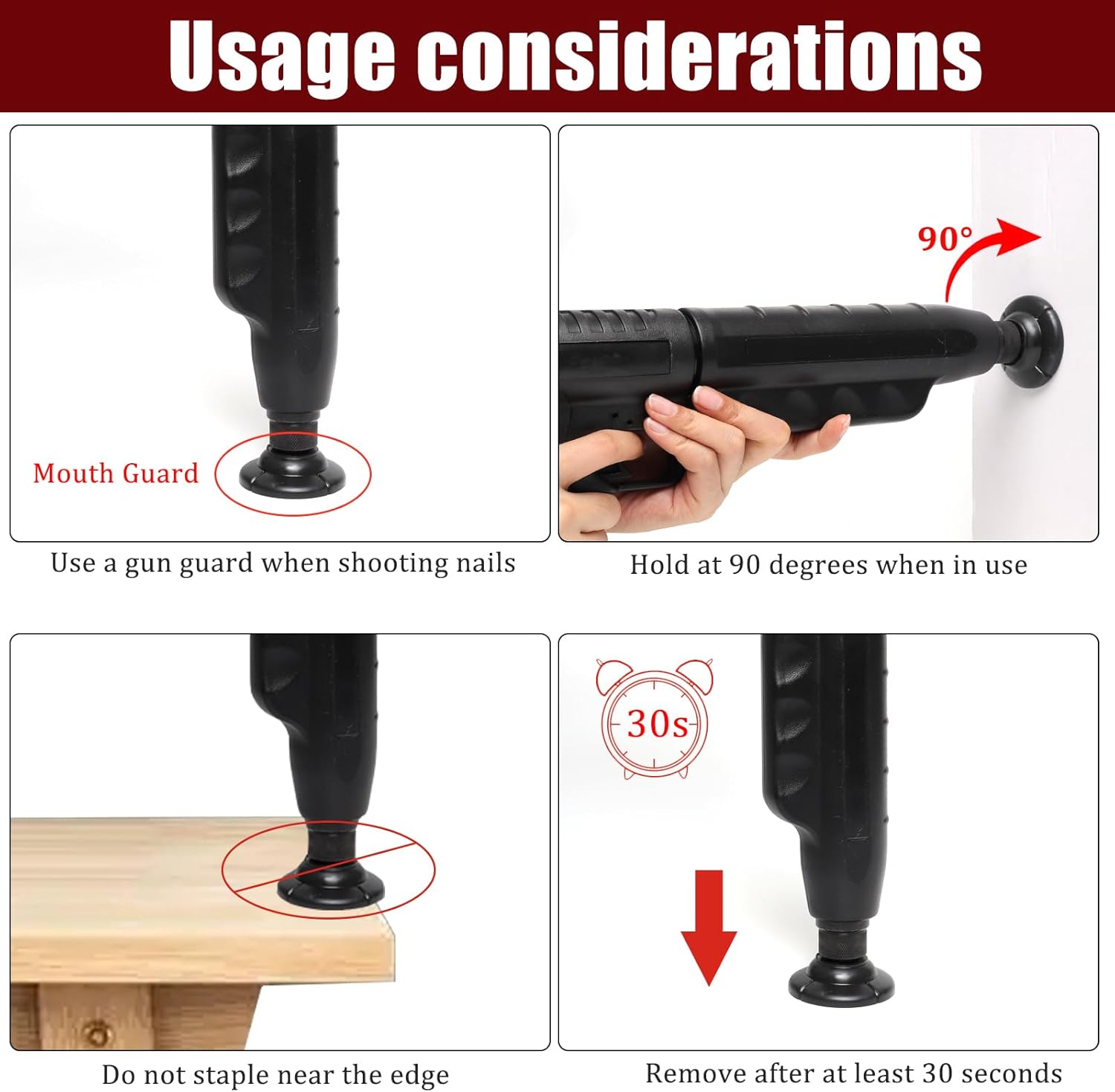 .22 Caliber Fastener Tool, Low Velocity Powder Actuated, Single Shot Trigger