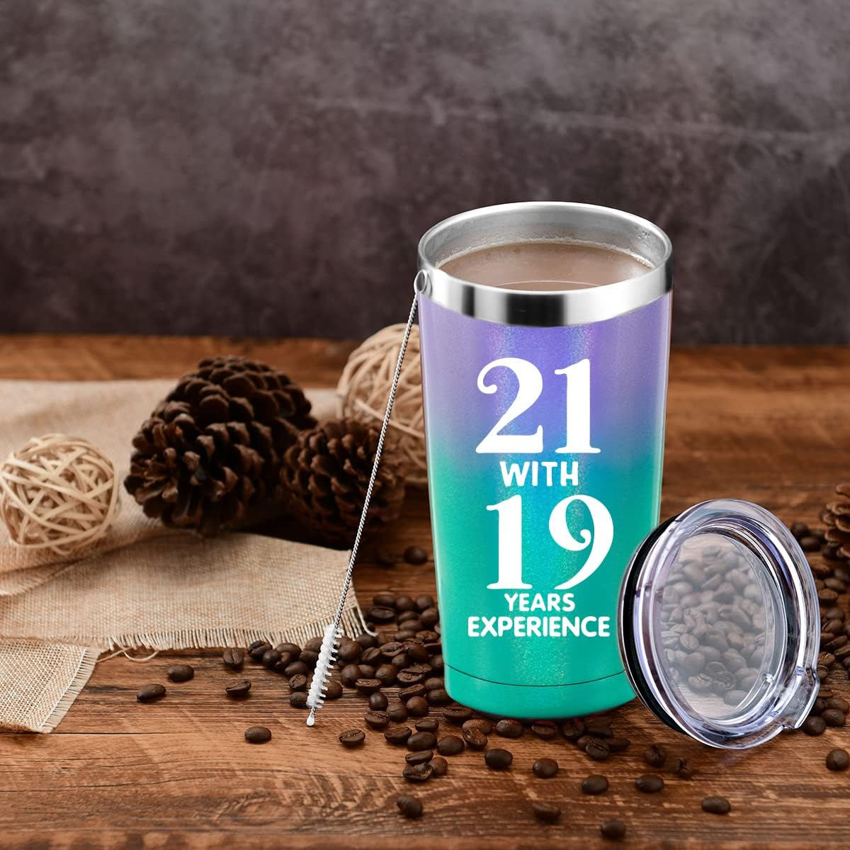 40th Birthday Gifts for Women, 40 Birthday Decoration,Gifts For Women Turning 40, 40 Years Old Birthday Gifts for Her, Mom, Wife, Sister, Friends 20oz Tumbler - Image 3