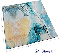 Vista 2 de WEIMEISC 24 hojas para despegar y pegar, azulejos autoadhesivos 3D de pared, paneles de pared decorativos, papel tapiz para dormitorio, sala