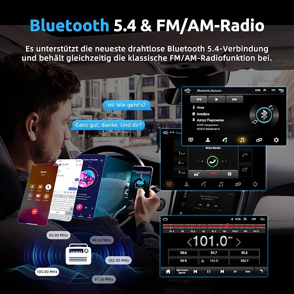 ESSGOO True 4+64G Drahtloses Autoradio with Android Auto und CarPlay Für Vauxhall Opel Corsa C/D Zafira B Astra G/H Meriva Signum Combo mit 7 Zoll Touchscreen Bluetooth FM AM RDS GPS WiFi - 3