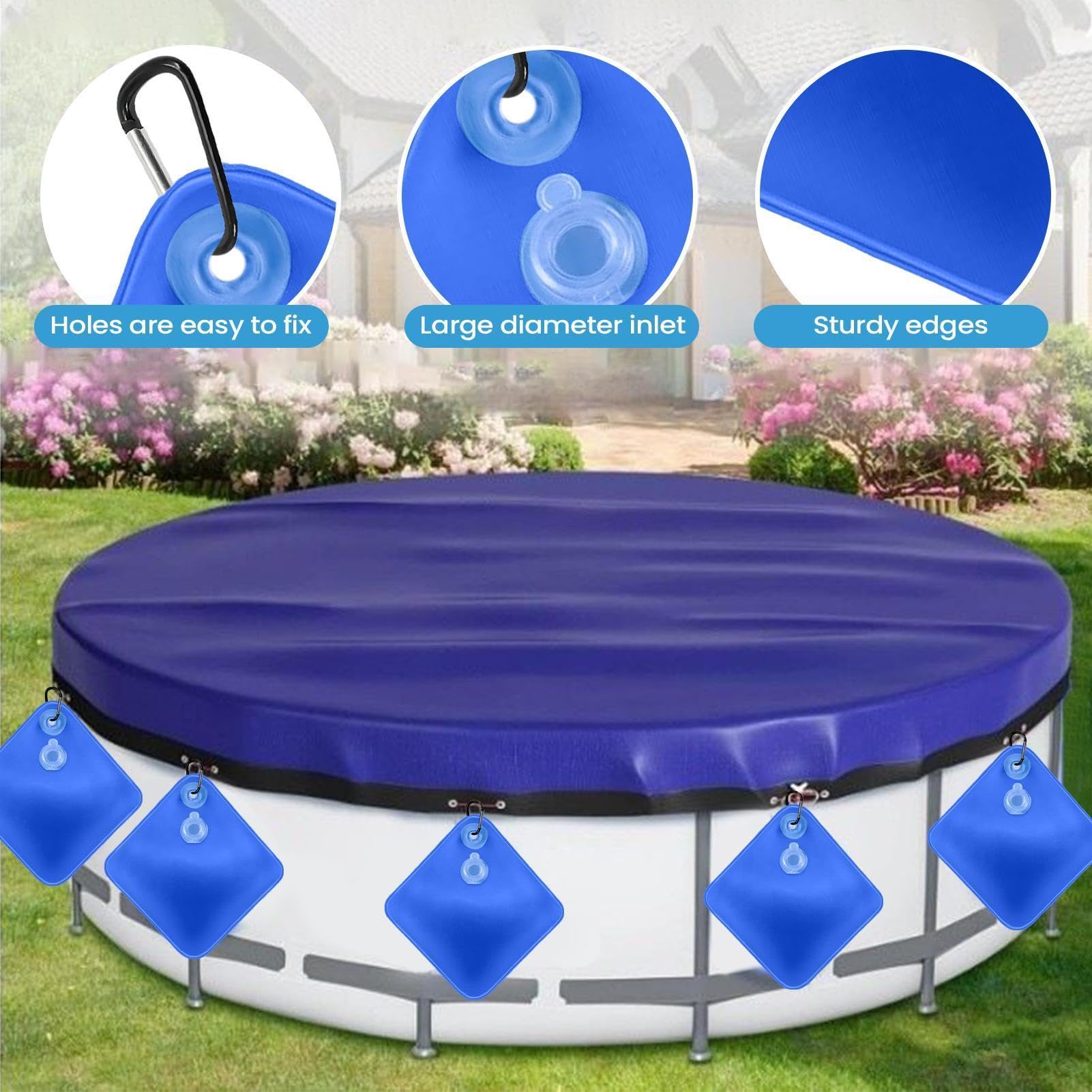 Gewichte für Poolabdeckung, robust, 10 Stück, Wassergewichte für den Winter, für Sportbegeisterte, Hinterhof, Villa, Park, Hotel, Strandhaus