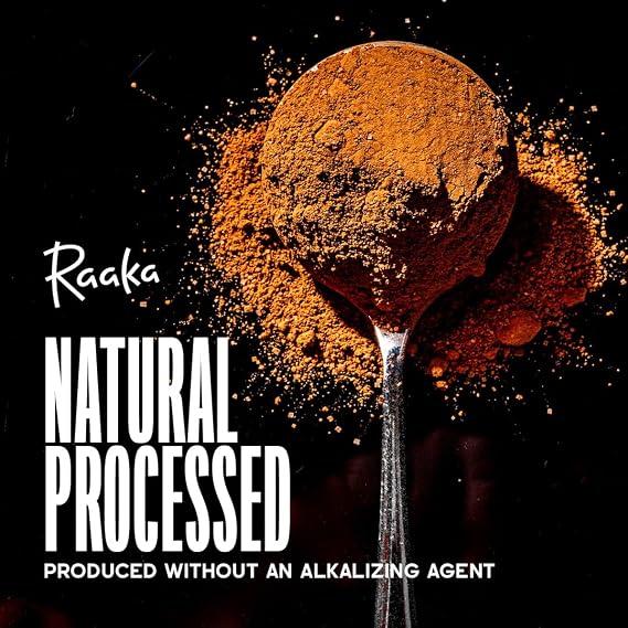 Raaka Organic Cacao Powder - Unsweetened, Non-Alkalized, 32oz Resealable Bag