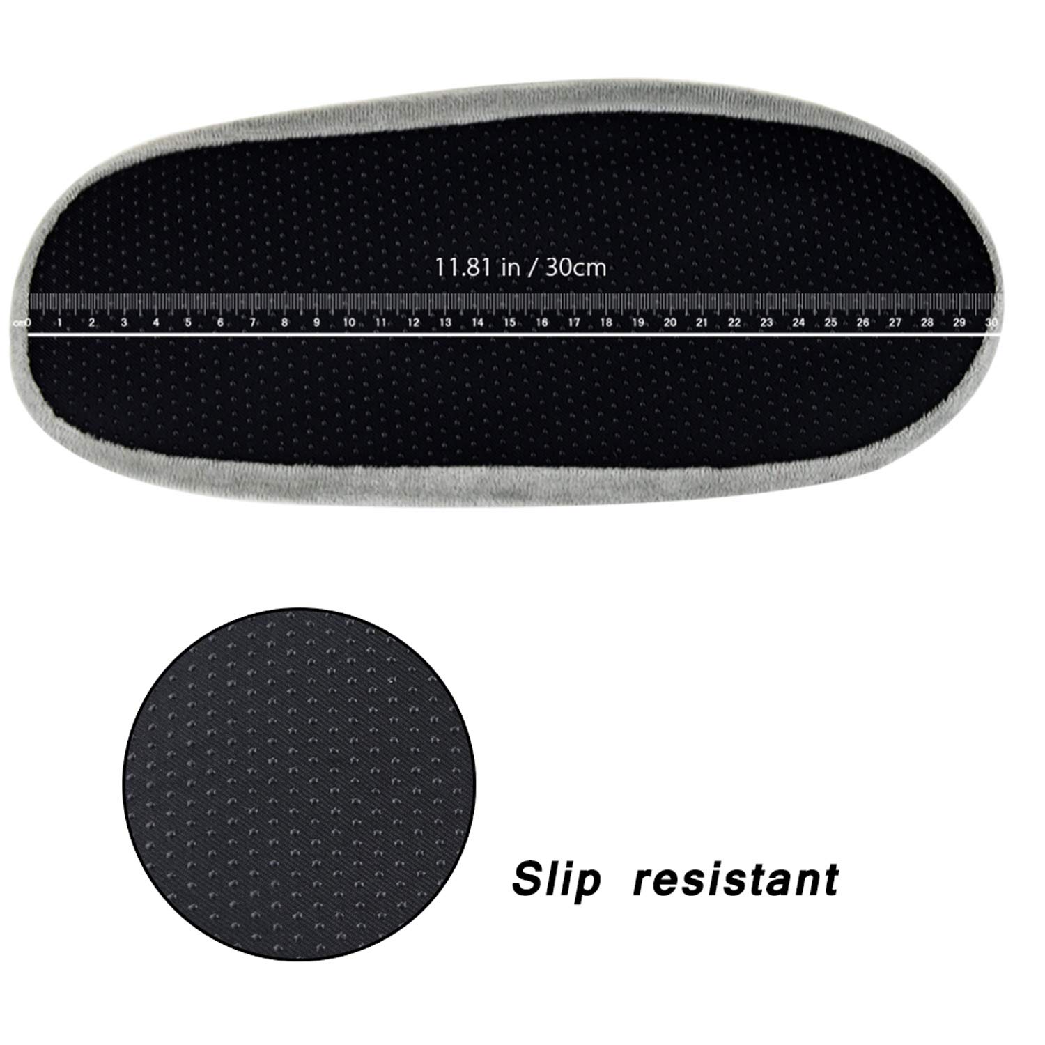 5 Pares Cubrezapatos Antideslizantes Cubiertas Reutilizable Zapatos con Franela Cubiertas de Zapatos Adecuadas para Lugares de Trabajo en Interiores Domésticos
