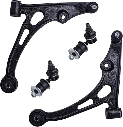 Miniatura 185 de Detroit Axle - Kit de suspensión frontal de 4 piezas para Chevrolet Aveo5 Aveo Pontiac G3 Wave Wave5 Suzuki Swift+, 2 brazos de control inferiores,