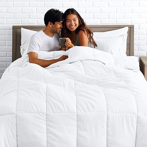 Miniatura 4 de Edredón reversible  Lujoso para todas las estaciones  Edredón alternativo de 1 pieza  ultrasuave con 8 pestañas en las esquinas, 500 GSM (King