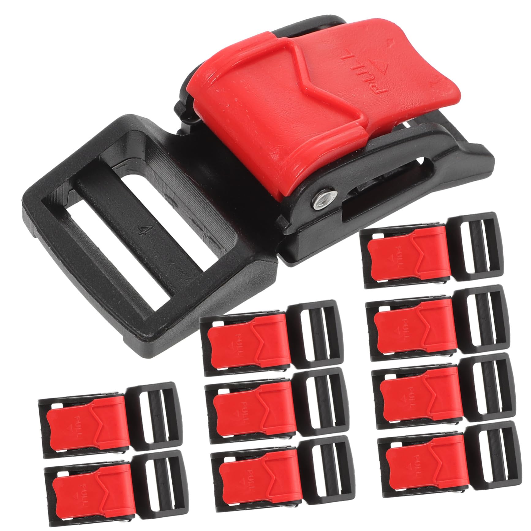 HEALLILY10pcs Helmet Buckle Clip Side Release Buckles Accesorios De Motocicleta Quick Release Adapter Adjustable Clips Snaps Helmet Cover Motorcycle Plastic Clips Chin Buckle Special Abs