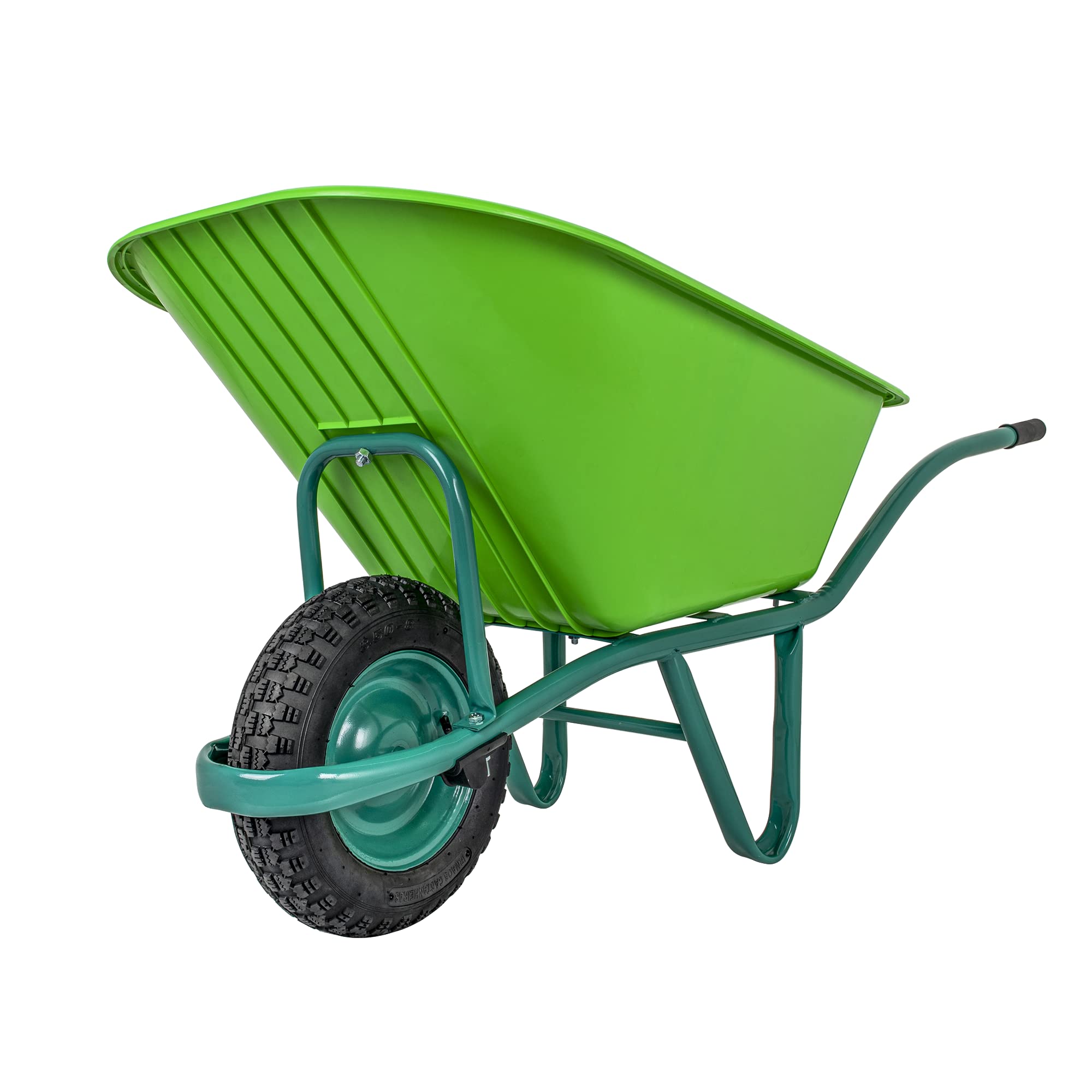 Carretilla de jardín PVC capacidad 100L rueda Ø37cm VITO antioxidante