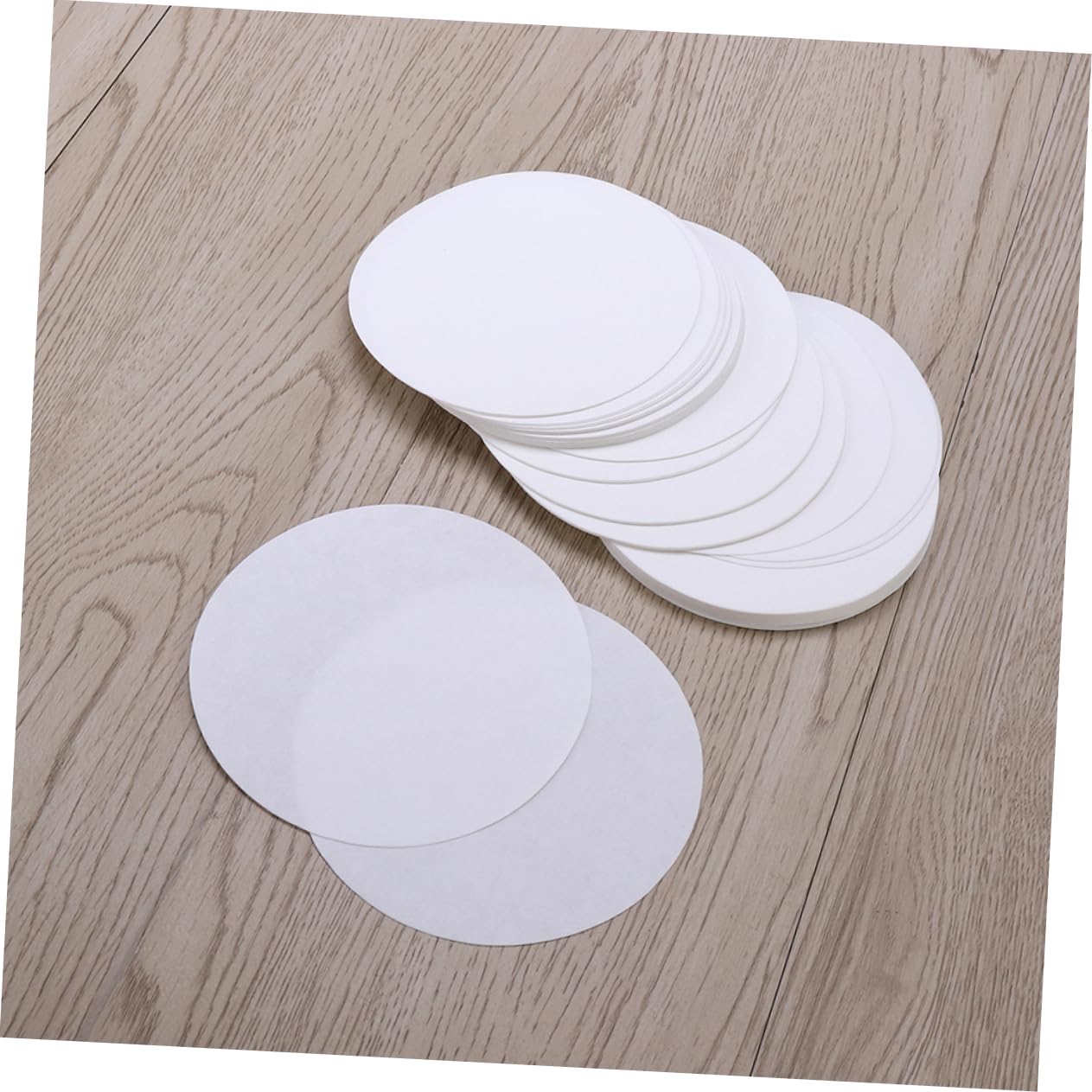 100 Pack 12.5cm White Qualitative Filter Paper Discs Medium Flow Rate