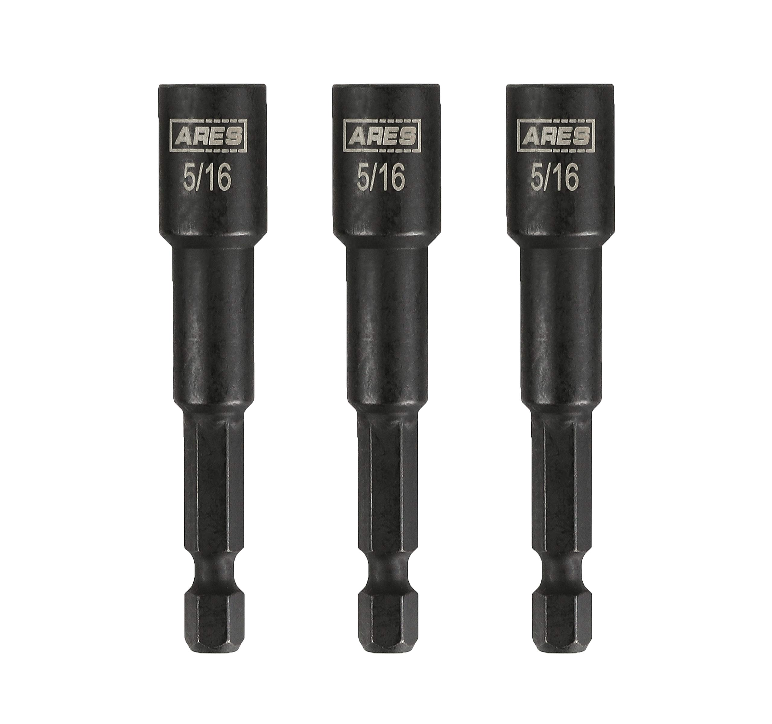 Snapklik.com : ARES 27014-3-Piece 5/16-Inch Magnetic Impact Nut Driver ...
