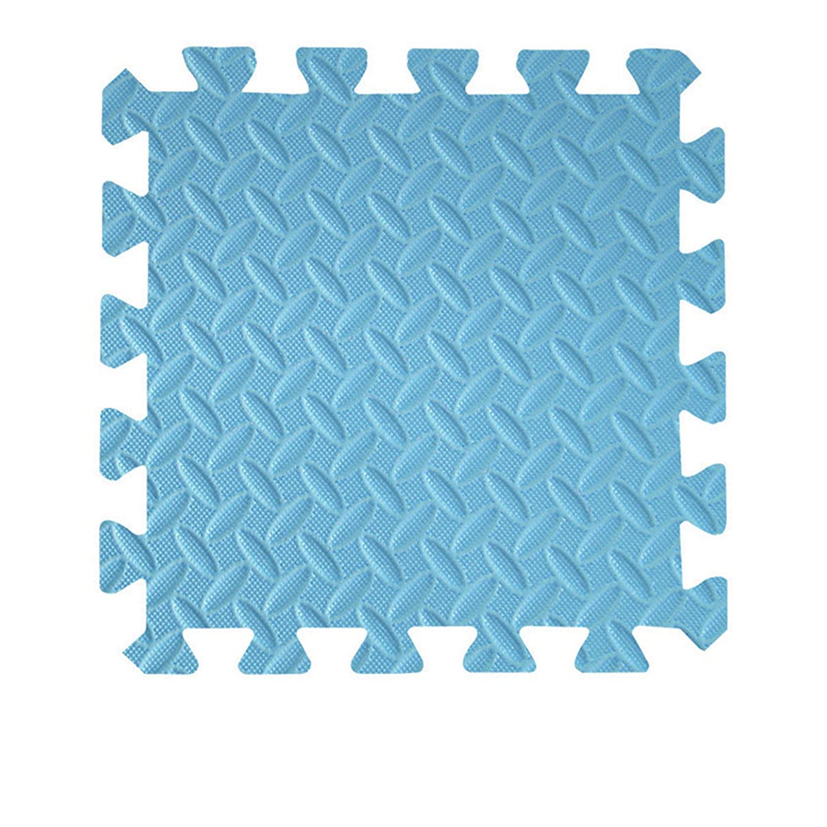 60 Cm Baby Foam Crawling Mat For Children EVA Educational Toy Soft Floor Chain Type Fitness Brick Game Carpet 2.5 Cm Sky Blue 8pcs X60cm X2.5cm