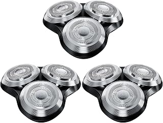 Cabezales de repuesto para afeitadora rotativa SH90 compatibles con las navajas Philips Nore**o serie 9000 (3 paquetes)