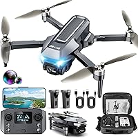 Scrubuz HK22 4K GPS FPV Drone for Adults: Under 249g Brushless Motor, 50Min Flight, Auto Return, Follow Me, Gesture Control