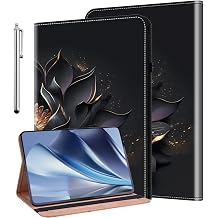 Case for Samsung Galaxy Tab S10 Ultra 2024/Tab S9 Ultra 2023/Tab S8 Ultra 2022 14.6 Inch Stylus Holder Flip Wallet Leather Shockproof Cover for Galaxy Tab S10 Ultra Case, Purple Lotus