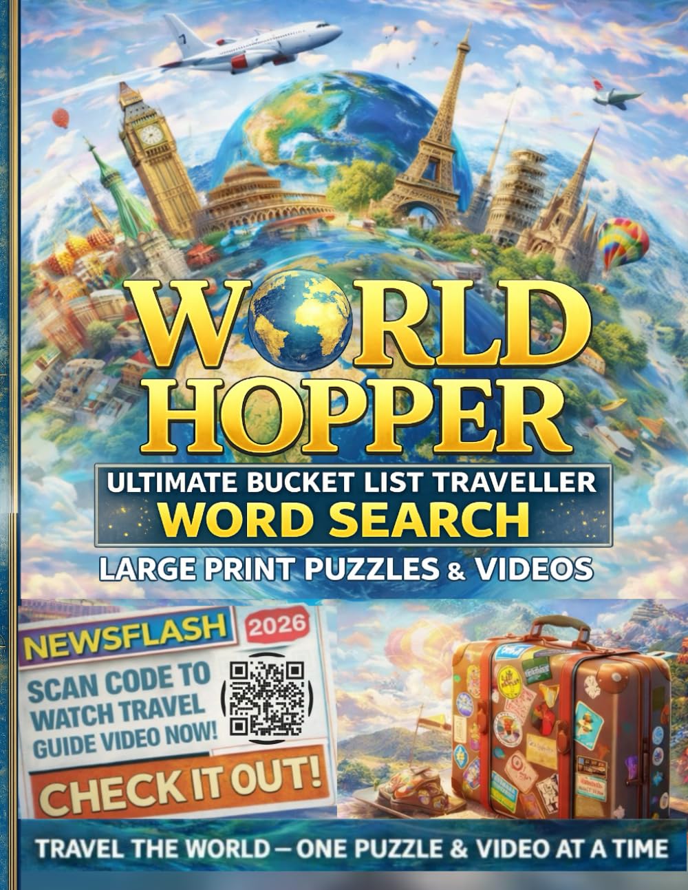 ULTIMATE BUCKET LIST WORD SEARCH TRAVEL GUIDE: 100 PUZZLES TO COMPLETE - 100 DESTINATIONS