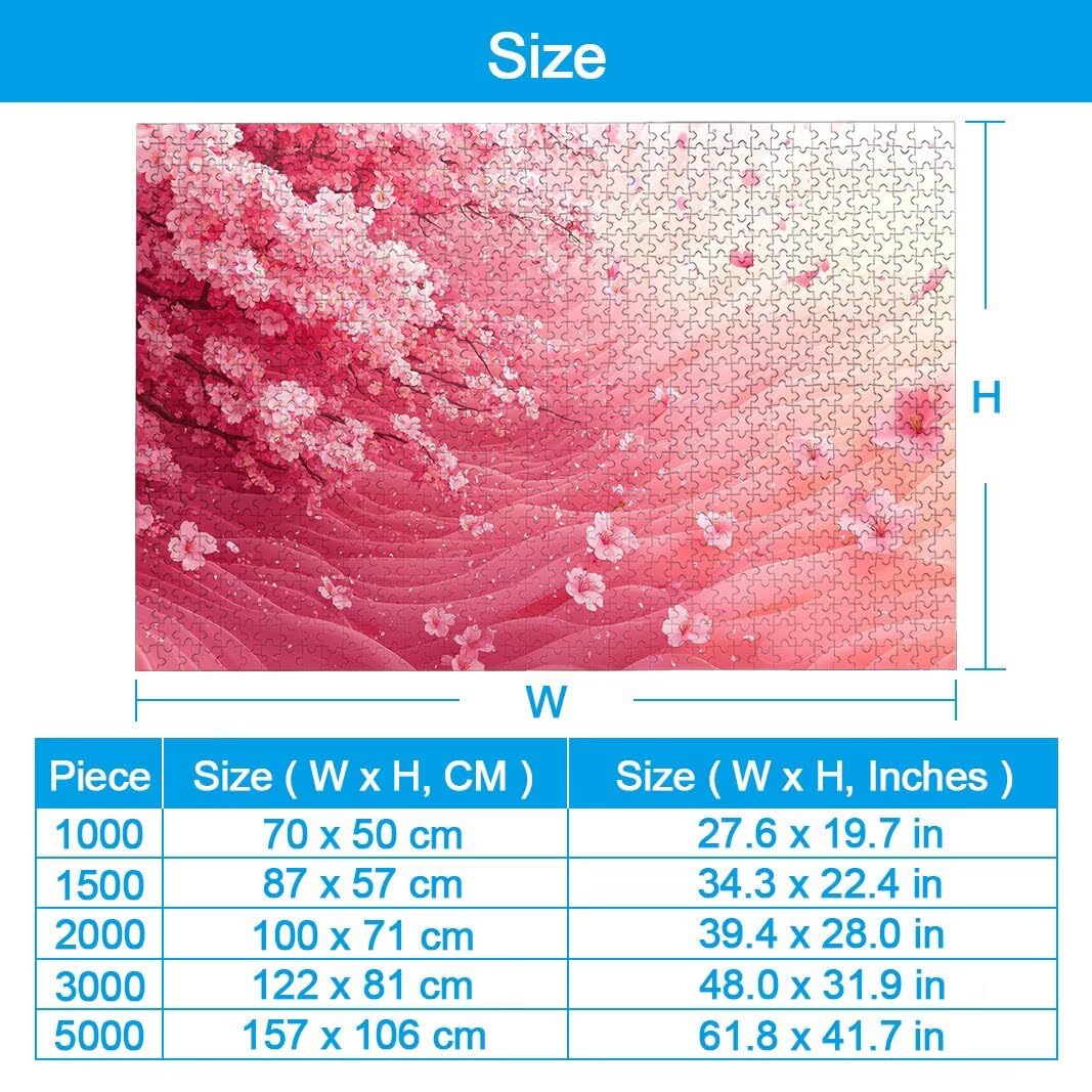 Puzzle Rosa, Puzzle 1500 Piezas para Adultos, Regalo Mujer/Hombre -2113