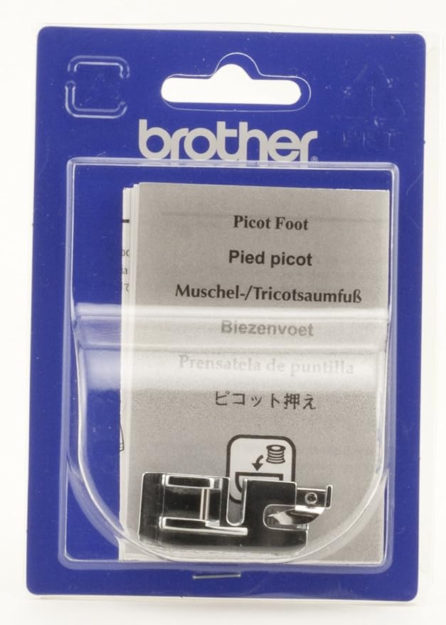 Pie Brother SA164 Picot 7 mm Negro miniatura 3