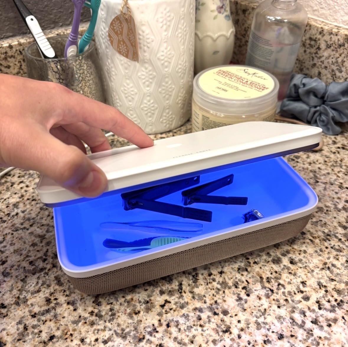 Caja desinfectante UV - Desinfectante UV para teléfonos inteligentes y más | Gran capacidad | Desinfección rápida |