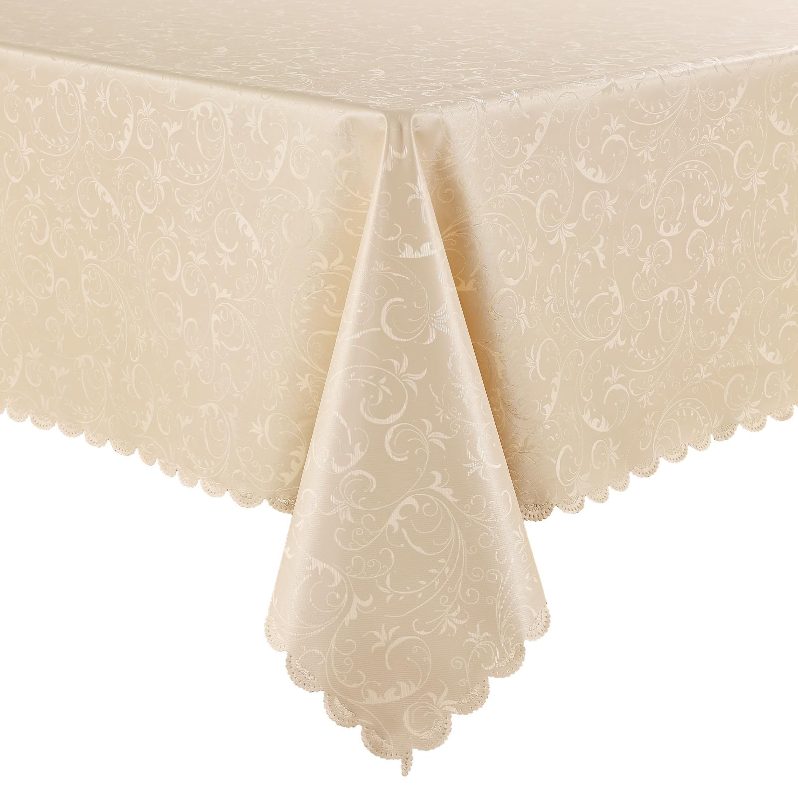 Smiry Rectangle Waterproof Heavy Duty Vinyl Tablecloths, 60 x 120 Inch