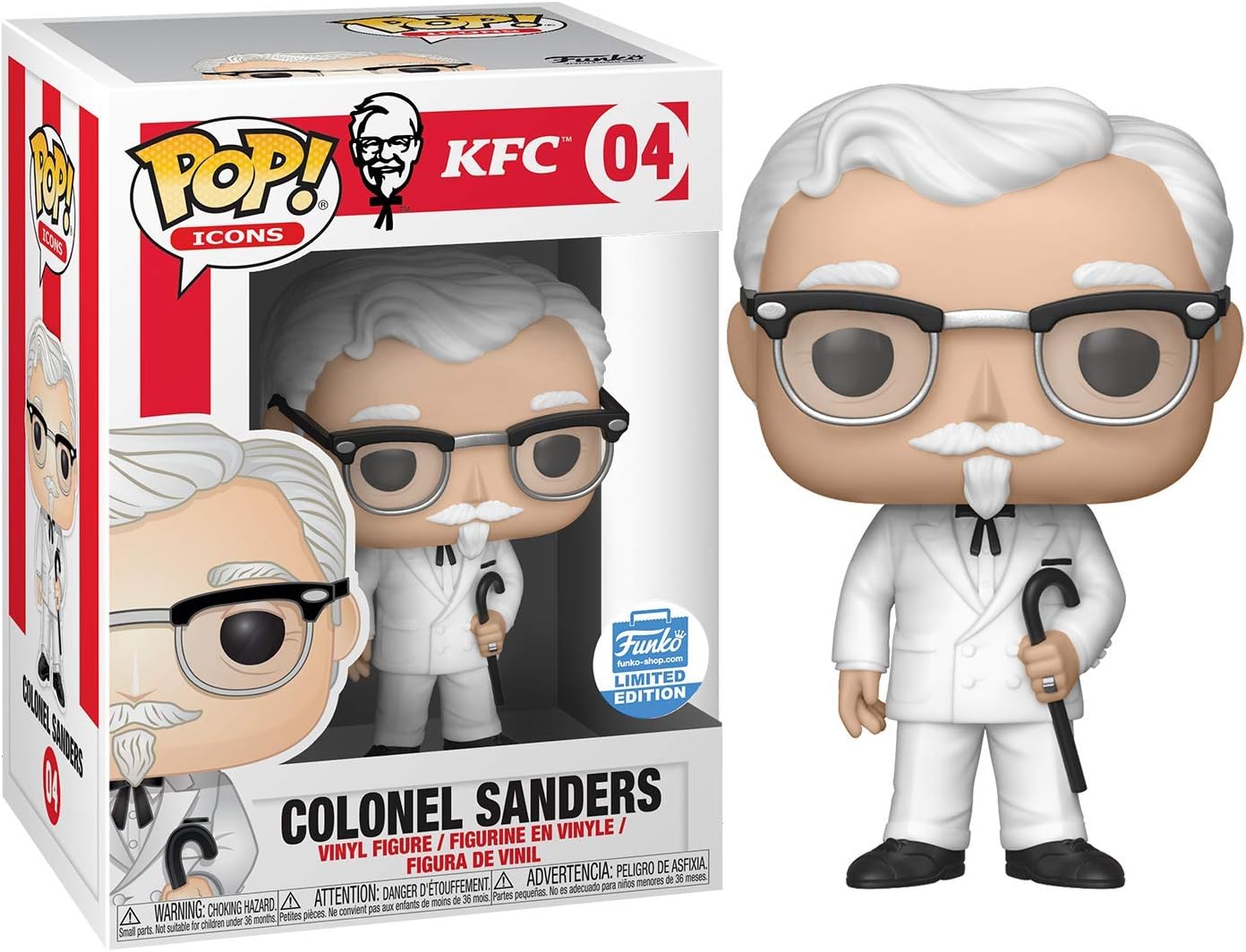 Pop! Icons: KFC - Colonel Sanders with Cane (Exclusive)