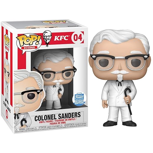 Funko Pop! Icons: Kfc - Colonel Sanders With Cane (Exclusive)