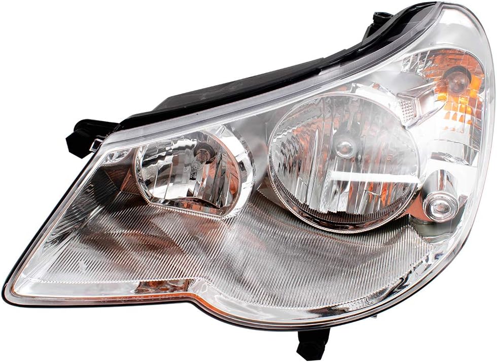 Brock Replacement Driver Type 1 Headlight Compatible with 2007-2010 Sebring 5303747AE