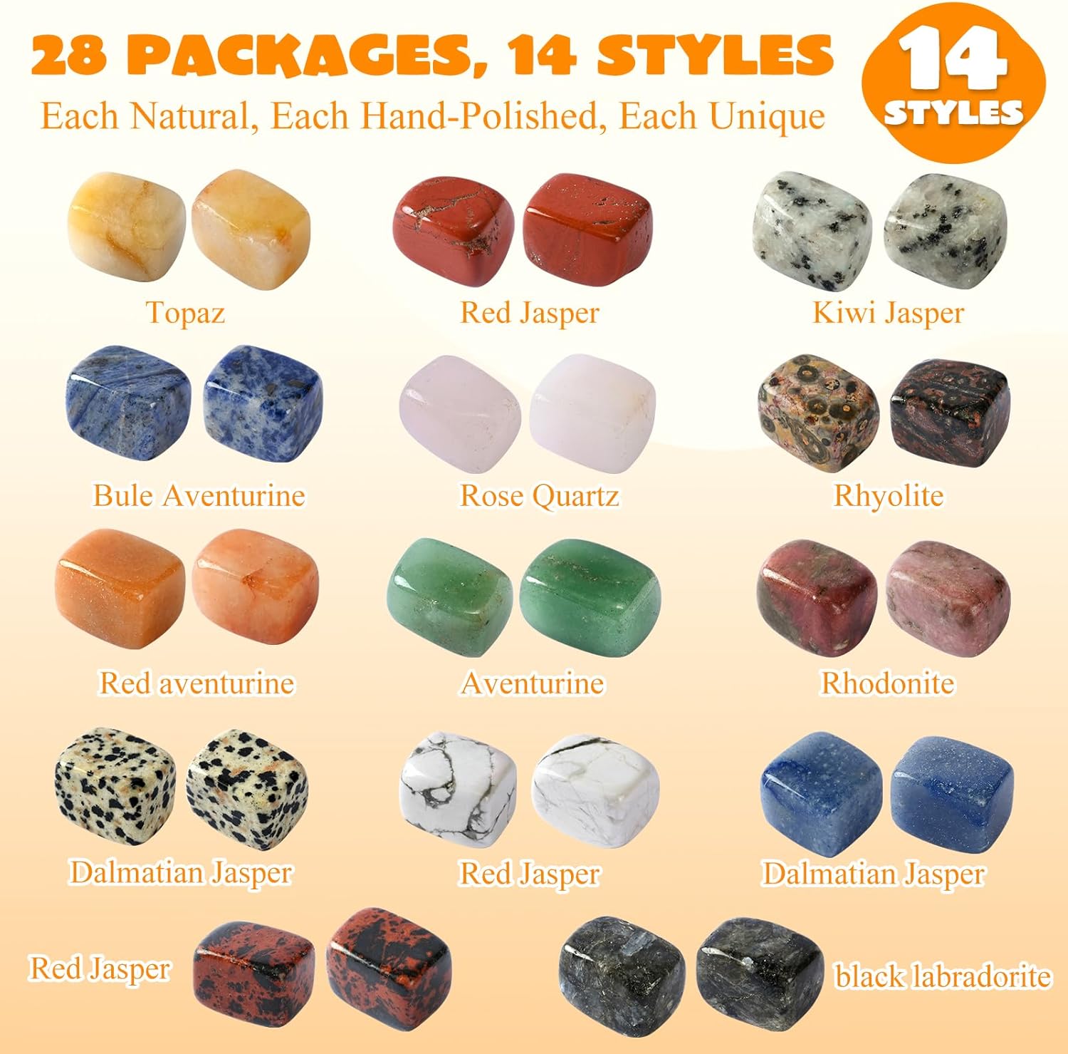 28 Pack Prefilled Easter Eggs with Gemstones Inside - Easter Eggs Filled with Natural Gems Crystal for Kids Easter Egg Hunting Party Favors