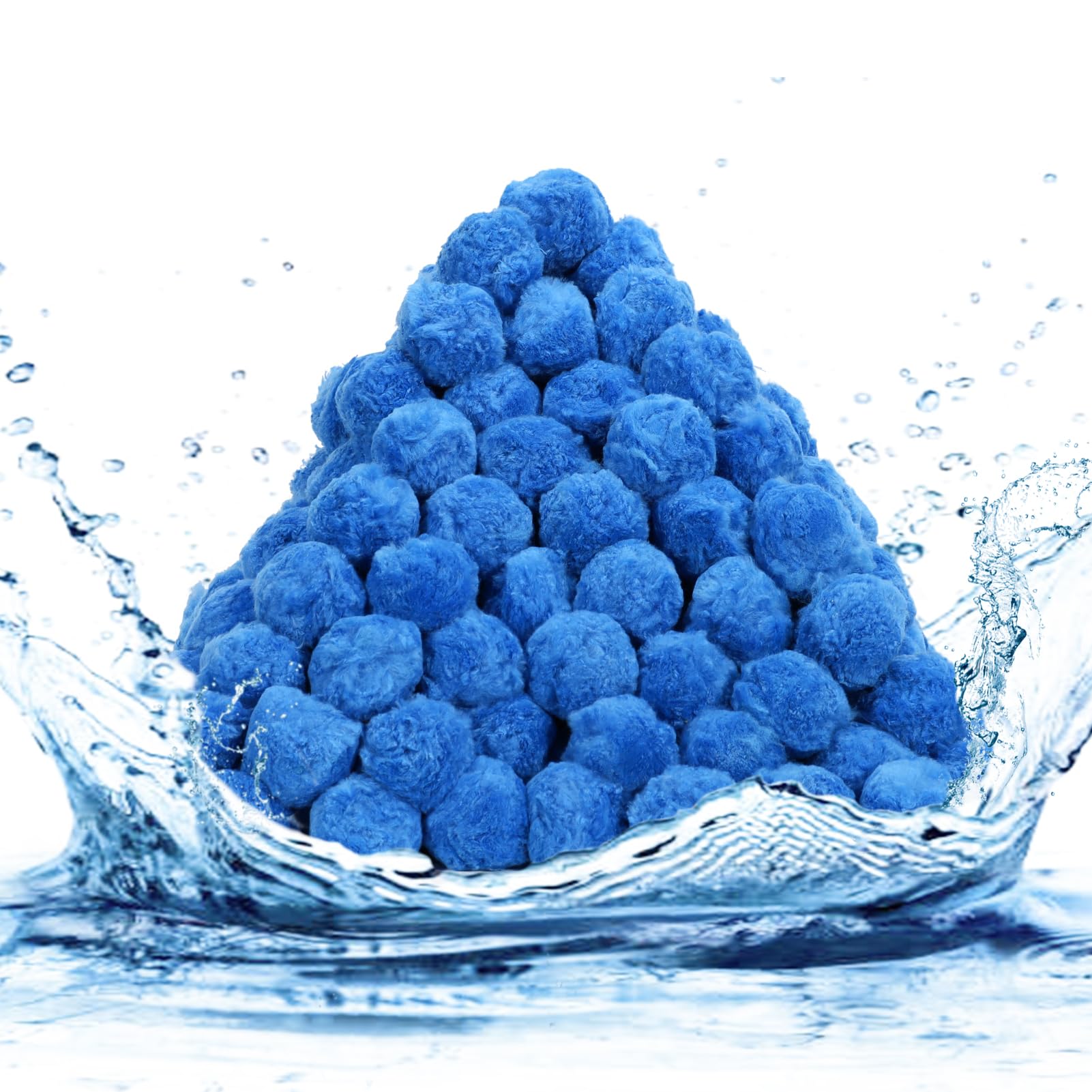 2kg Pool Filter Ball for Sand Filter Pump, Reusable Fiber Balls for Pools, Aquarium Replacement Sand, Sand Filter Systems for Pools