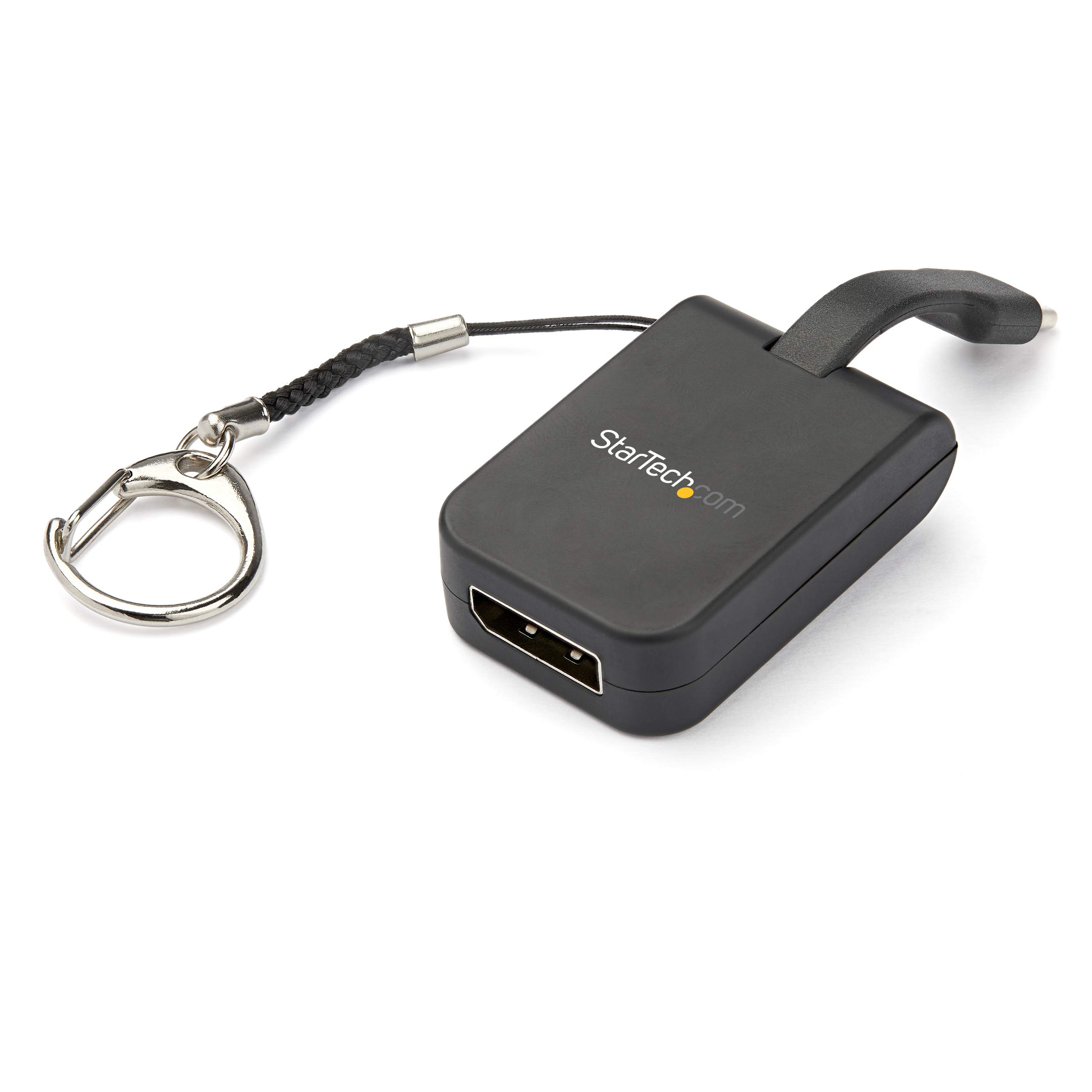Startech Black Portable Usb-C To 4K Displayport Adaptor, 4K 60Hz