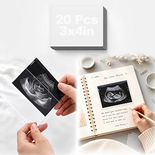 Side Loading Ultrasound Picture Protector Sleeves for 3x4" Sonogram Photos