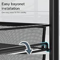 Vista 6 de Carrito de aperitivos con ruedas, cesta de frutas y verduras de 5 niveles, cesta de frutas, organizador y almacenamiento de despensa de cocina