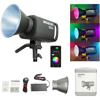 【Aputure】 Amaran 150C Full Color 150W RGB Video Light CRI95+ TLCI95+ Color Temperature 2500K～7500K 0-100% Light Adjustment 15