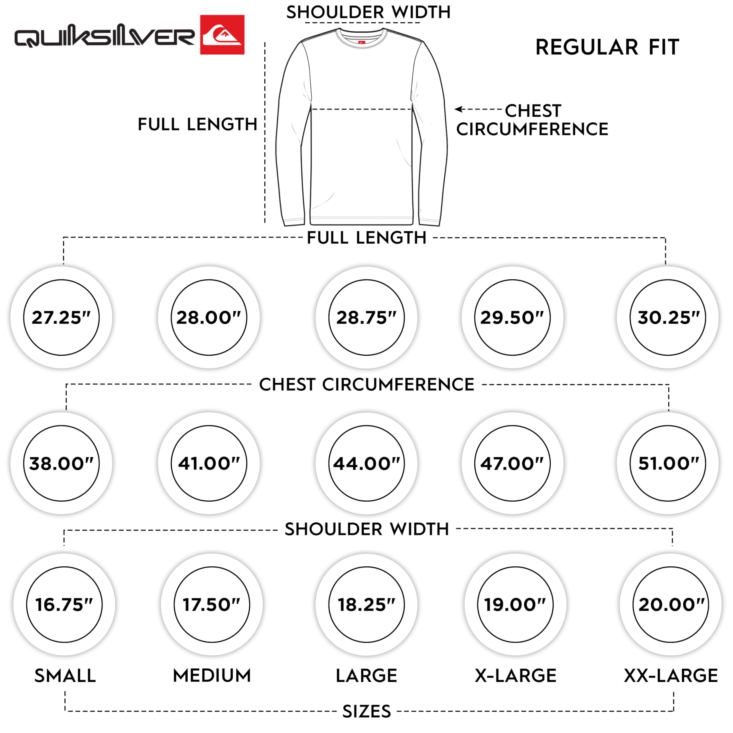 Quiksilver Swimwear Regular Fit UPF 50 Long Sleeve Sun tee Camisa de protección de Sarpullido Hombre (Pack de 1)